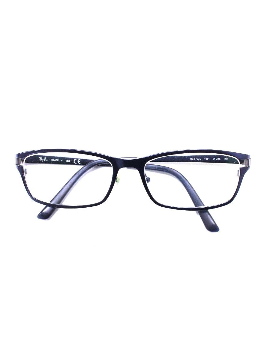 レイバン RB8727D メガネ ネイビー OPTICS GEOFIT チタニウムフレーム フルリム スクエア ITG6HSNA57FL