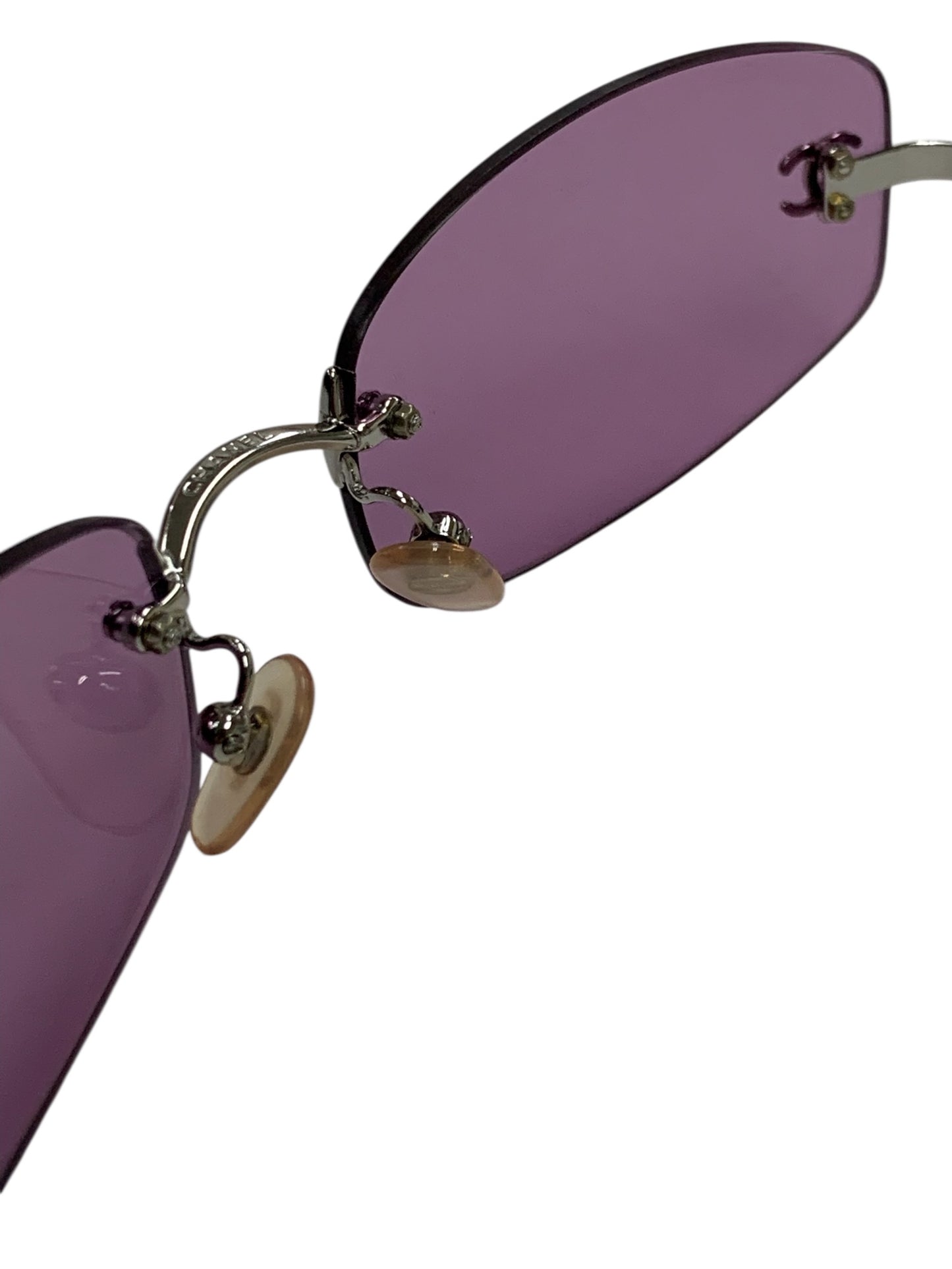 シャネル 4002 眼鏡 パープル ロゴ ITRYQLDVKEYA