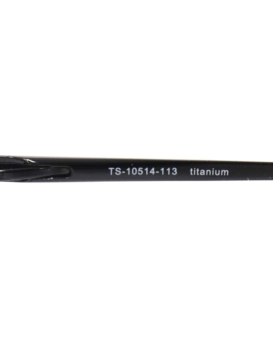 トニーセイム TS-10514-113 メガネ ブラック コンビフレーム ボストン IT1OE0P2LBV8
