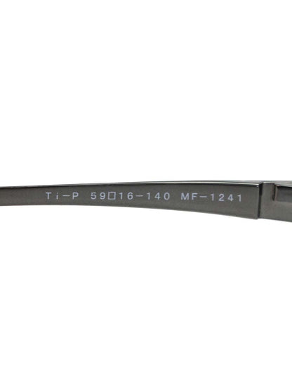マサキマツシマ MF-1241 メガネ ガンメタル ハーフリム スクエア COL.4 ITYJ9FAKKTUG