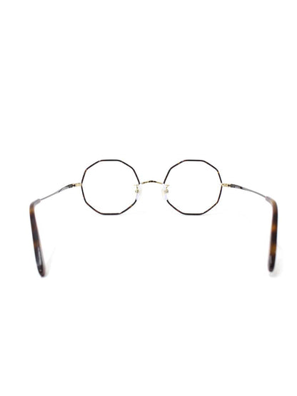 メガネアンドミー GEO ME007 メガネ ブラウン べっ甲柄 IT4KTYHRK7R4