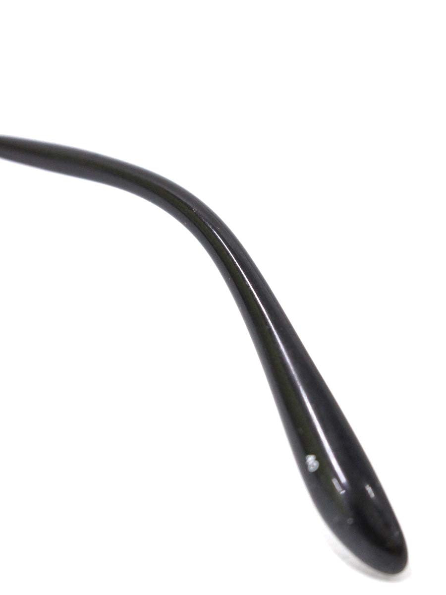 ネオジン NJ2225 メガネ ブラック メタルフレーム ハーフリム 鼻パッドがないフレーム IT9653HKDEUY