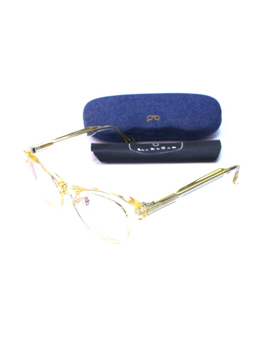 白山眼鏡店 メガネ クリアイエロー セル フルリム フォックスシェイプ ITU9TD9DF9D1