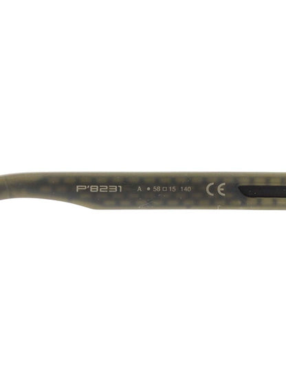 ポルシェデザイン P8231 メガネ ブラック メタルフレーム フルリム スクエア ITPAEU4Y2EK6