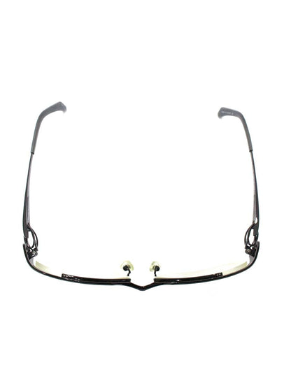 マサキマツシマ MF-1243 メガネ ブラック メタルフレーム ハーフリム（ナイロール）スクエア ITQSTDU04EDG