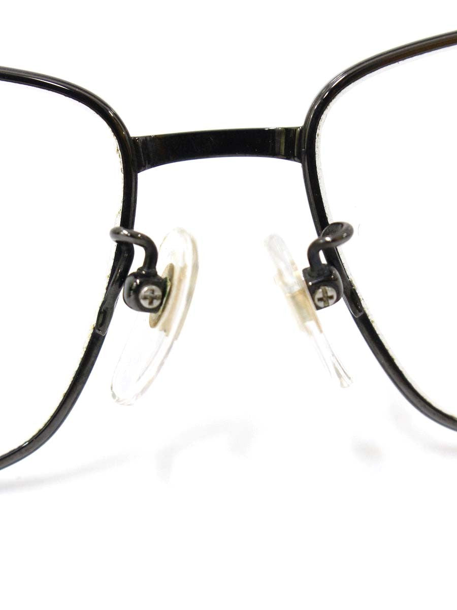 ハマモト HT-7008 メガネ メタルブラック メタルフレーム フルリム スクエア ITIHORXRTXMQ