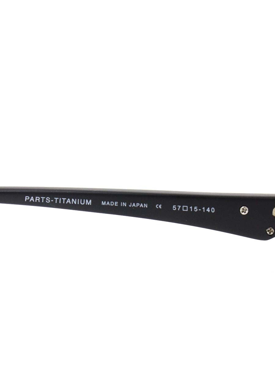 サムライ翔 SS-T24 メガネ ブラック/シルバー 智 セルフレーム ハーフリム スクエア ITMBUDXAV3NI