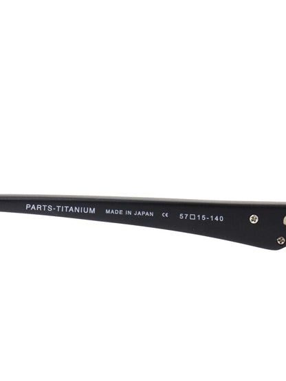 サムライ翔 SS-T24 メガネ ブラック/シルバー 智 セルフレーム ハーフリム スクエア ITMBUDXAV3NI