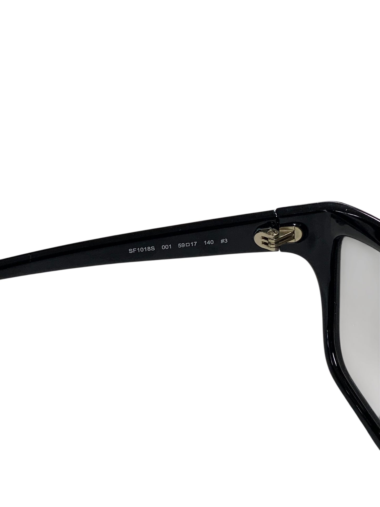 フェラガモ SF1018S サングラス ブラック セルフレーム フルリム ウェリントン IT89EKCBAY84