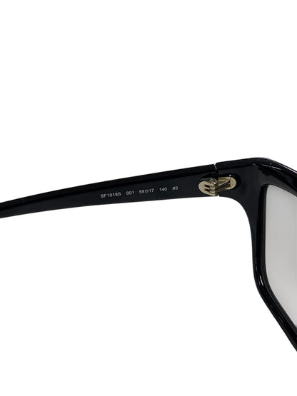 フェラガモ SF1018S サングラス ブラック セルフレーム フルリム ウェリントン IT89EKCBAY84