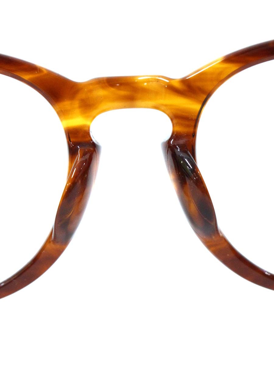 OBJ（オブジェ） havana 80-01 メガネ ブラウン セルフレーム べっ甲柄 ボストン ITTYJCSRQ7JQ