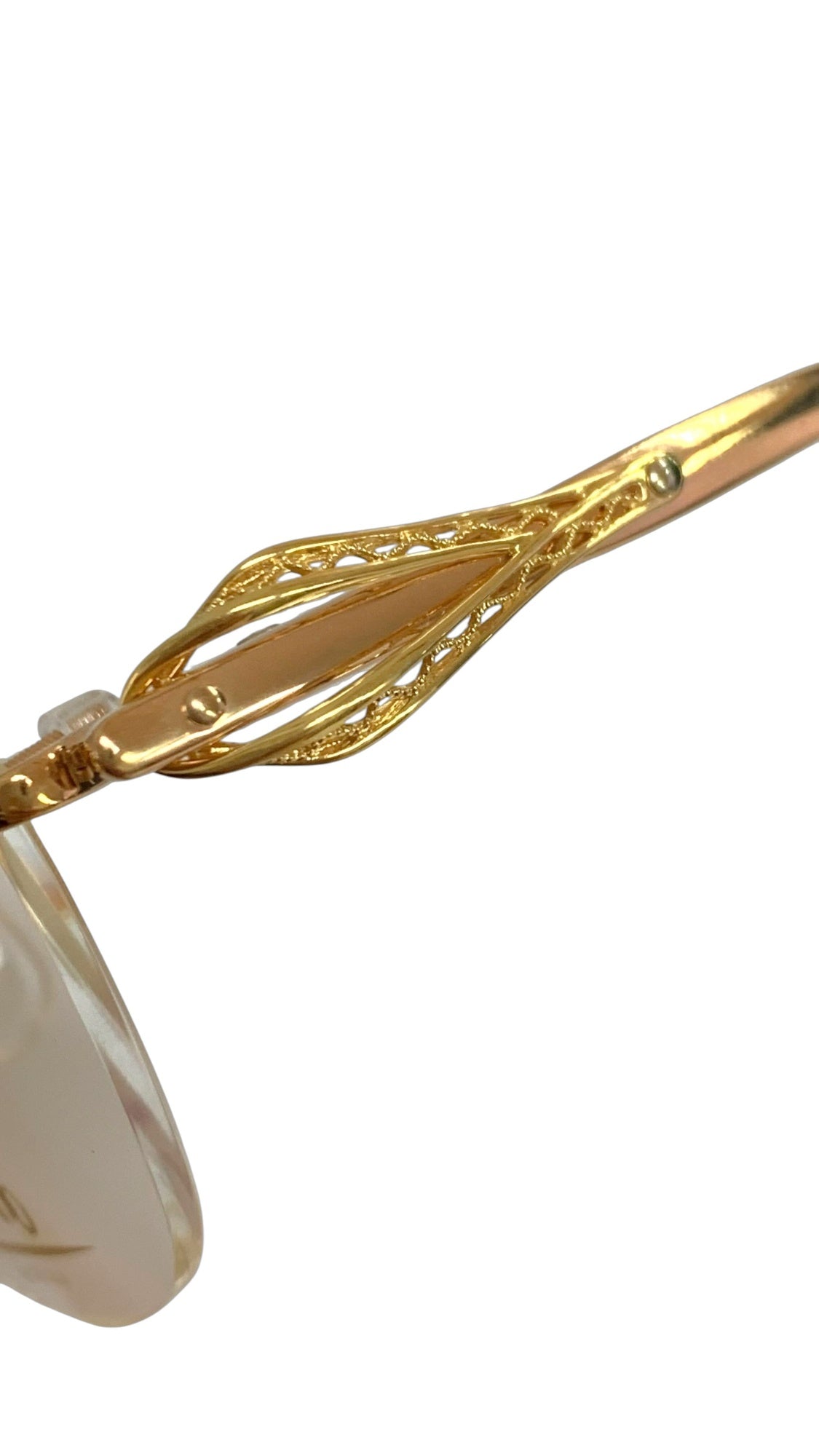 グラスパートナー 池坊 C-3 限定販売モデル IB-005 メガネ ローズGP/K18 ITGNGKIB224T