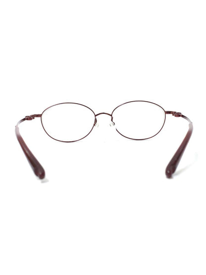 フォーナインズ S-746T メガネ ワインレッド チタニウムフレーム フルリム オーバル ITBCCXVSEN52