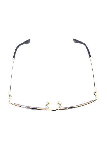 ポリス VPLD61J メガネ マットダークブルー メタルフレーム スクエア IT68JXSKZG7C