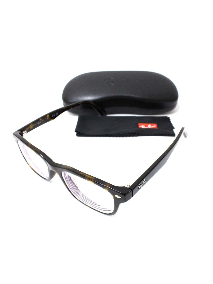 レイバン RB5345-D メガネ ブラウン セルフレーム フルリム ウェリントン IT0L855SOK10