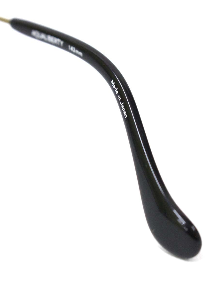 シャルマン アクアリバティ AQ22514 メガネ ブラック/アンティークゴールド チタン ウェリントン ITGA1RW5P8I0