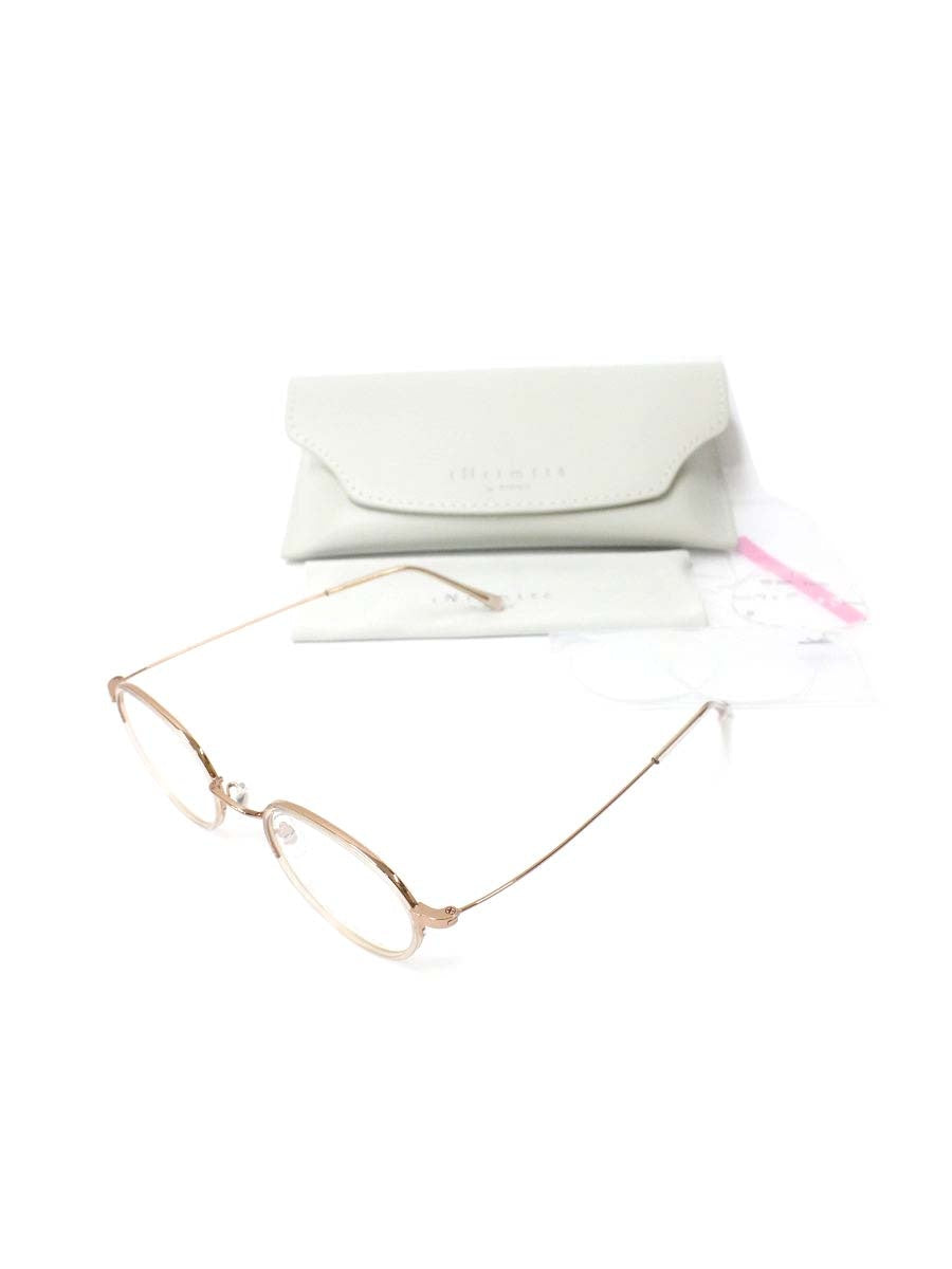 アンティミテ INE-4001 メガネ ライトピンク/ローズゴールド INTIMITE BY EYEVAN アイヴァン メタルフレーム フルリム ラウンド ITHFJY3L0N5C