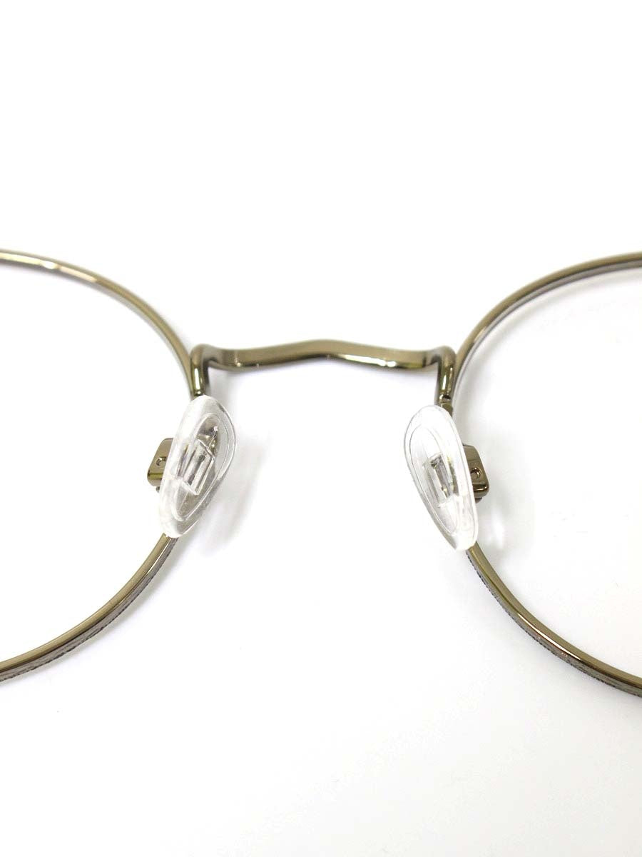 モスコット DOV メガネ ブラウン ボストン COL.Tortoise/Antique Gold IT2J644Q1DWE