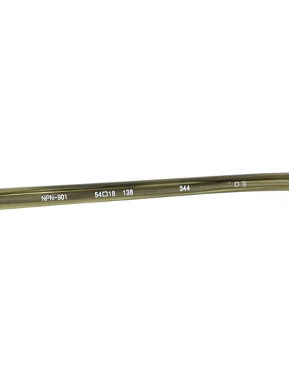 フォーナインズ NPN-901 メガネ カーキグリーン セルフレーム ハーフリム スクエア ITGSJT2A449W