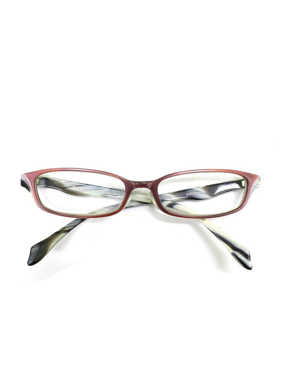 ゴッシュ GO-363 メガネ ピンク/マルチカラー スクエア ITET78AC4U1C