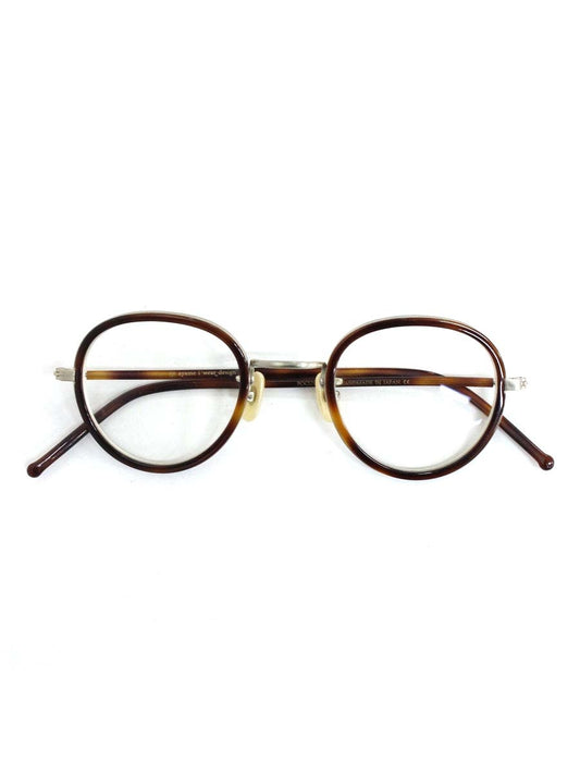 ayame(アヤメ) FOCUS メガネ ブラウン コンビフレーム フルリム ボストン ITZOF61MDXMI