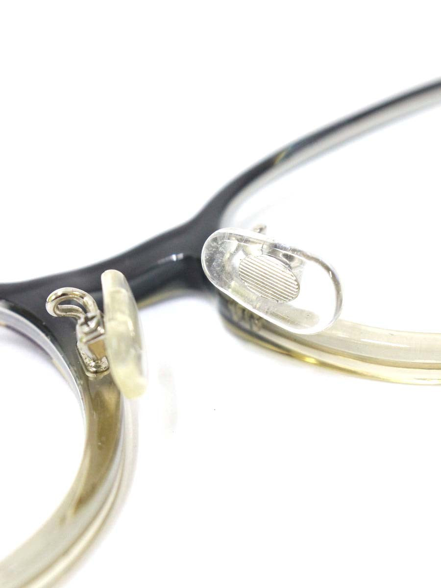 金子眼鏡 メガネ グレー/クリア/ゴールド オーディエンス コンビ グラデーション IT92MVPEO9YK