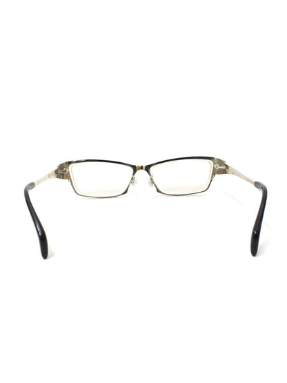 サムライ翔 メガネ シルバー/ブラック スクエア IT3GCYYNJ6S0