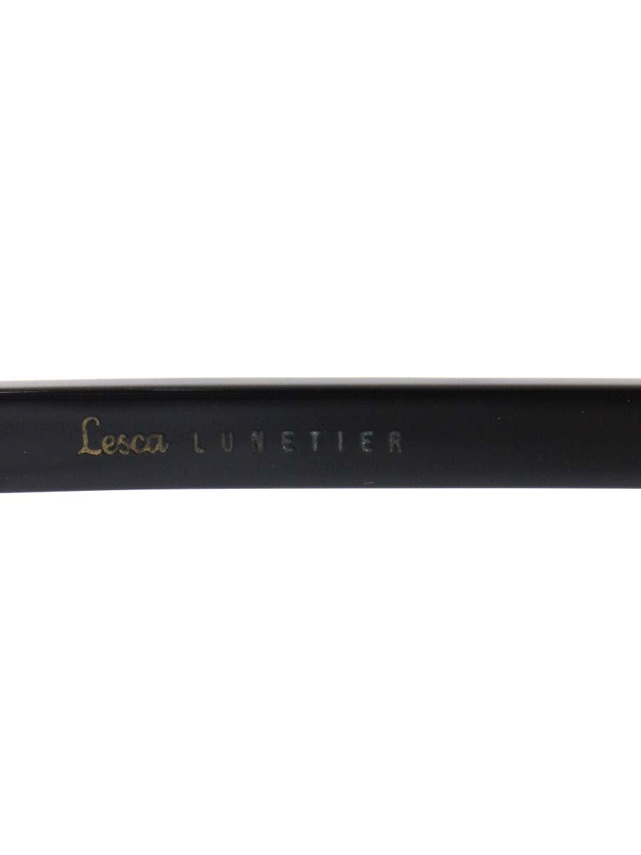 レスカルネティエ Lesca mod.Clay Col.10 メガネ ブラック セルフレーム フルリム ティアドロップ ITQFRJ6SPQLW