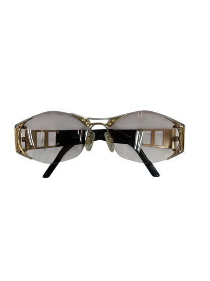 カザール MOD917 サングラス ゴールド コンビフレーム リムレス スクエア IT7F6ZSA9CH1