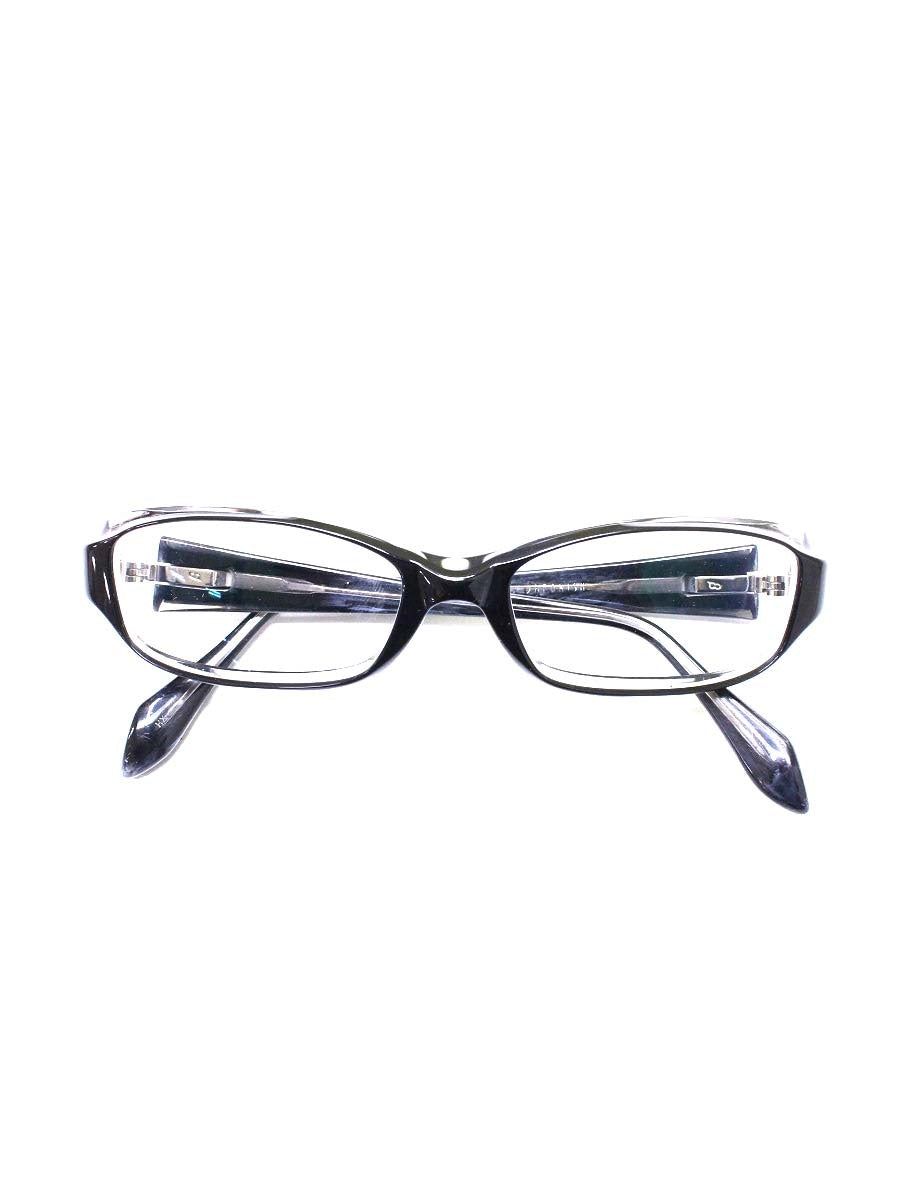 ジャポニスム メガネ ブラック スクエア セルフレーム IT8ASLCX36W4