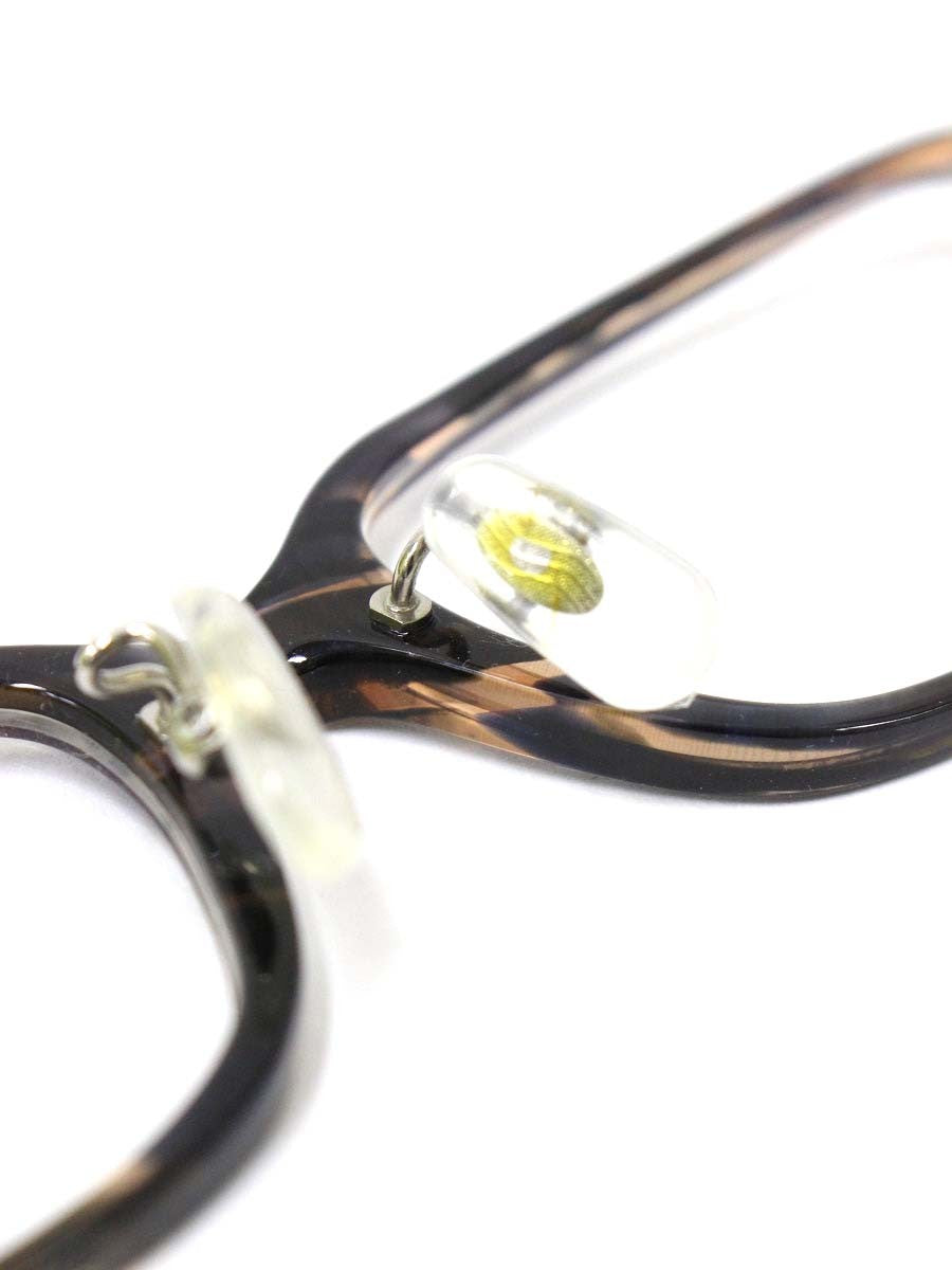 金子眼鏡 KC-44 メガネ ブラウン セルフレーム フルリム スクエアシェイプ ITC5U15X5EY8