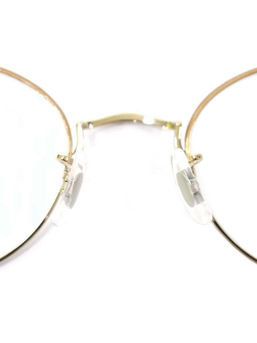 アンティミテ INE-1005 メガネ ゴールド/ミルクピンクハーフ INTIMITE BY EYEVAN アイヴァン メタルフレーム フルリム ラウンド ITAYM1K1SGSC