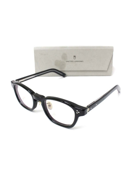 Zoff | UNITED ARROWS DERSS UP ZF241008-14E1 メガネ ブラック セルフレーム フルリム ウェリントン IT79CM4ZI4YQ
