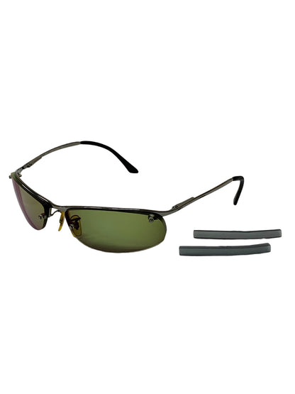 レイバン TOP BAR RB3179 サングラス シルバー メタルフレーム ハーフリム スクエア IT39V8M7QF74