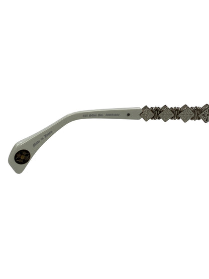 ロズヴィー 209251603 サングラス ホワイト 本数限定100本 メタルフレーム ハーフリム スクエア IT7VEAF091YD