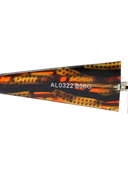 アランミクリ AL0322 B06G メガネ ブラウン/オレンジ 限定カラー セルフレーム フルリム スクエア ITC1404HJJLQ