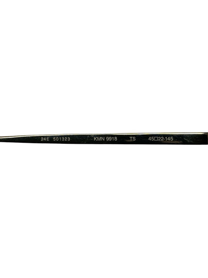 カメマンネン KMN9918 メガネ シルバー メタルフレーム フルリム オーバル ITAR9OMA818P