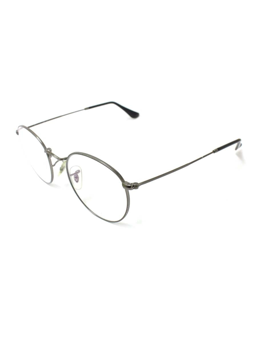 レイバン ROUND METAL OPTICS RB3447V メガネ メタルシルバー/ブラック ラウンド 2620 IT25BA2MC64U