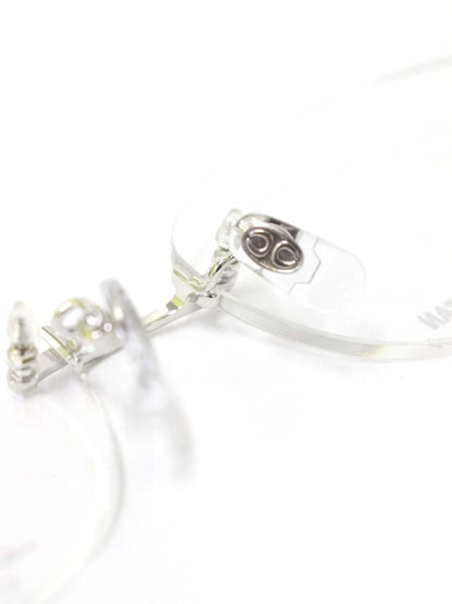 ラインアートシャルマン XL1638 メガネ ブルー コンビフレーム リムレス オーバル ツーポイント ITWUL0Q4N0O4