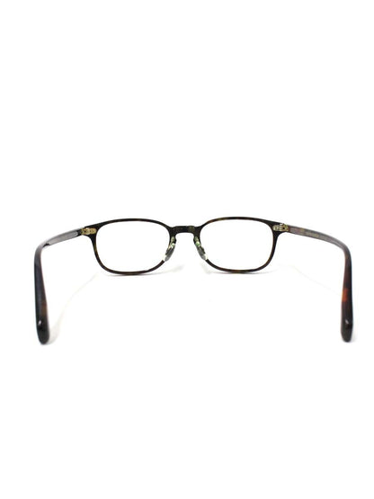 オリバーピープルズ Evanson メガネ ブラック/ブラウン セルフレーム フルリム スクエア ITR2LDVE0W36