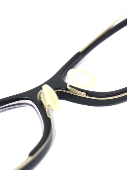 スペックエスパス ES-7023 メガネ ブラック/シルバー チタンフレーム フルリム オーバル IT6HJX2WN9M5