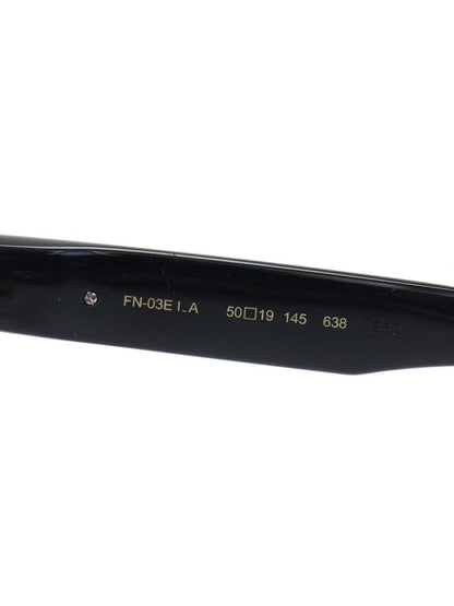 フォーナインズ FN/FOUR NINES FN-03E メガネ ブラック スクエア ウェリントン ブラックフロート プロトタイプ IT746DCDKOV0