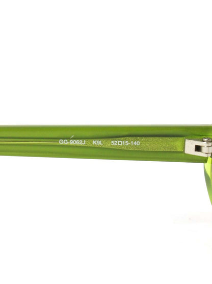 グッチ GG9062J メガネ グリーン/パープル ロゴマーク入 IT91QTNUWILC