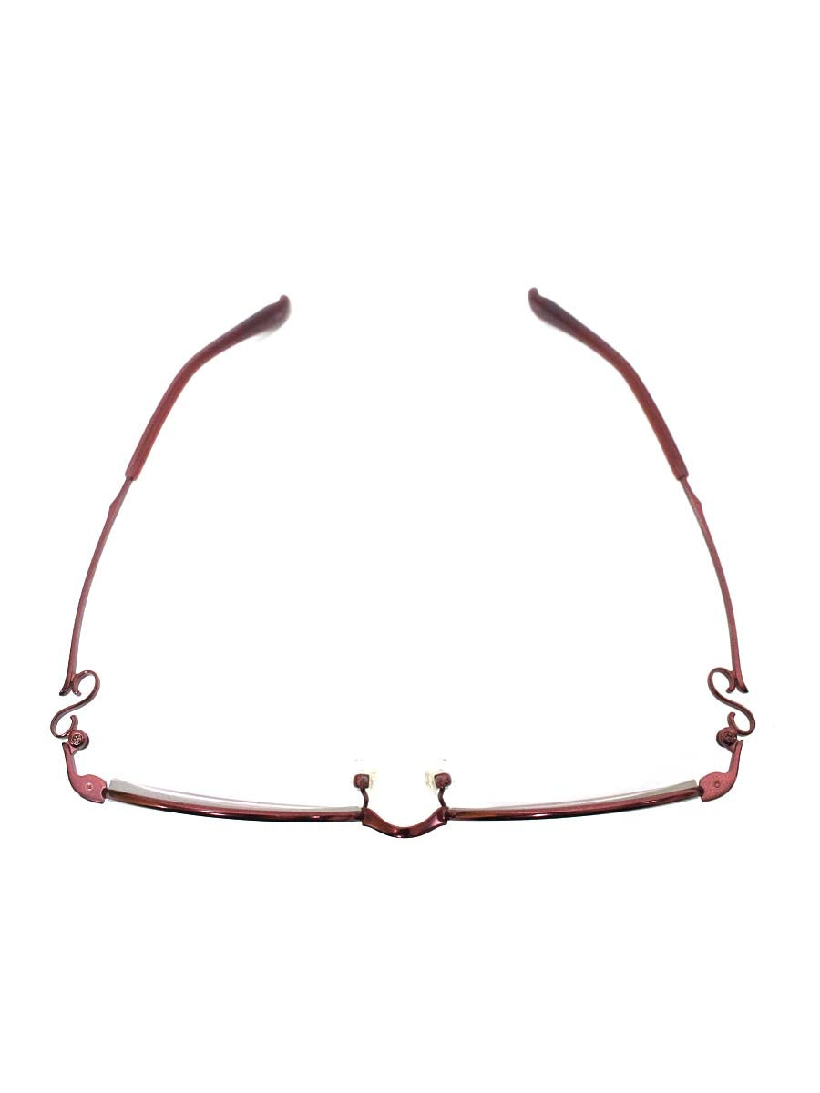 フォーナインズ S-746T メガネ ワインレッド チタニウムフレーム フルリム オーバル ITBCCXVSEN52