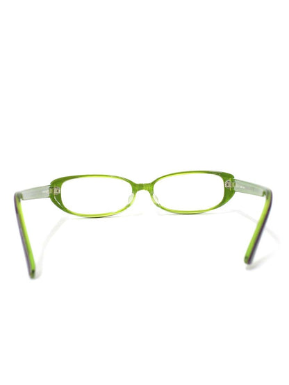 グッチ GG9062J メガネ グリーン/パープル ロゴマーク入 IT91QTNUWILC