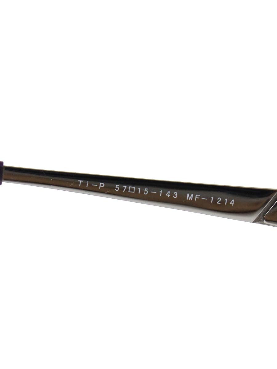 マサキマツシマ MF-1214 メガネ ガンメタル シルバー メタルフレーム ハーフリム スクエア COL.2 ITZ8OSNOOC5C