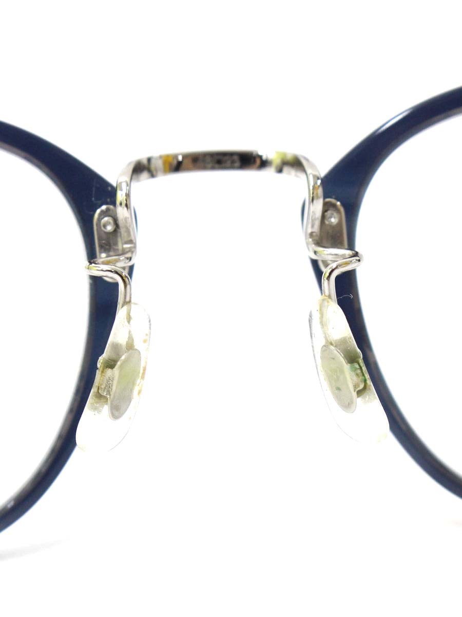 オリバーピープルズ Davitt OV5389D メガネ ネイビー/シルバー コンビフレーム フルリム ウェリントン IT2B6PFXJMLC