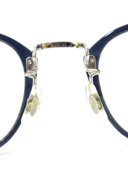 オリバーピープルズ Davitt OV5389D メガネ ネイビー/シルバー コンビフレーム フルリム ウェリントン IT2B6PFXJMLC