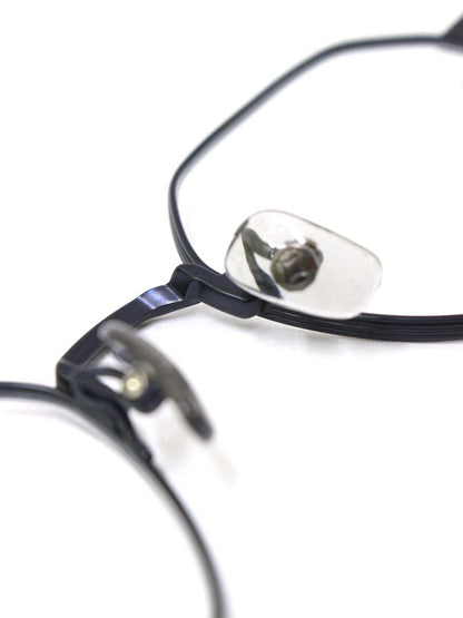 フォーナインズ S-626T メガネ ダークブルーマット メタルフレーム フルリム オクタゴンシェイプ IT9EOKFJADVO