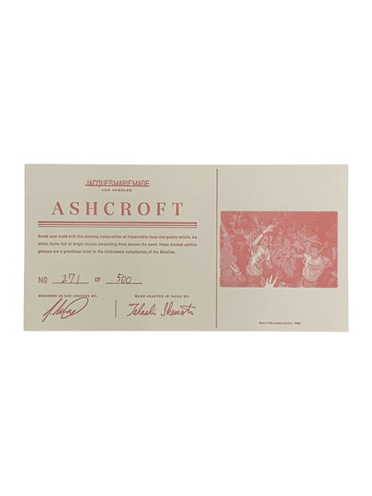 ジャックマリーマージュ ASHCROFT JMMAF9A メガネ セルフレーム フルリム スクエアシェイプ ITDK66NTYCUH